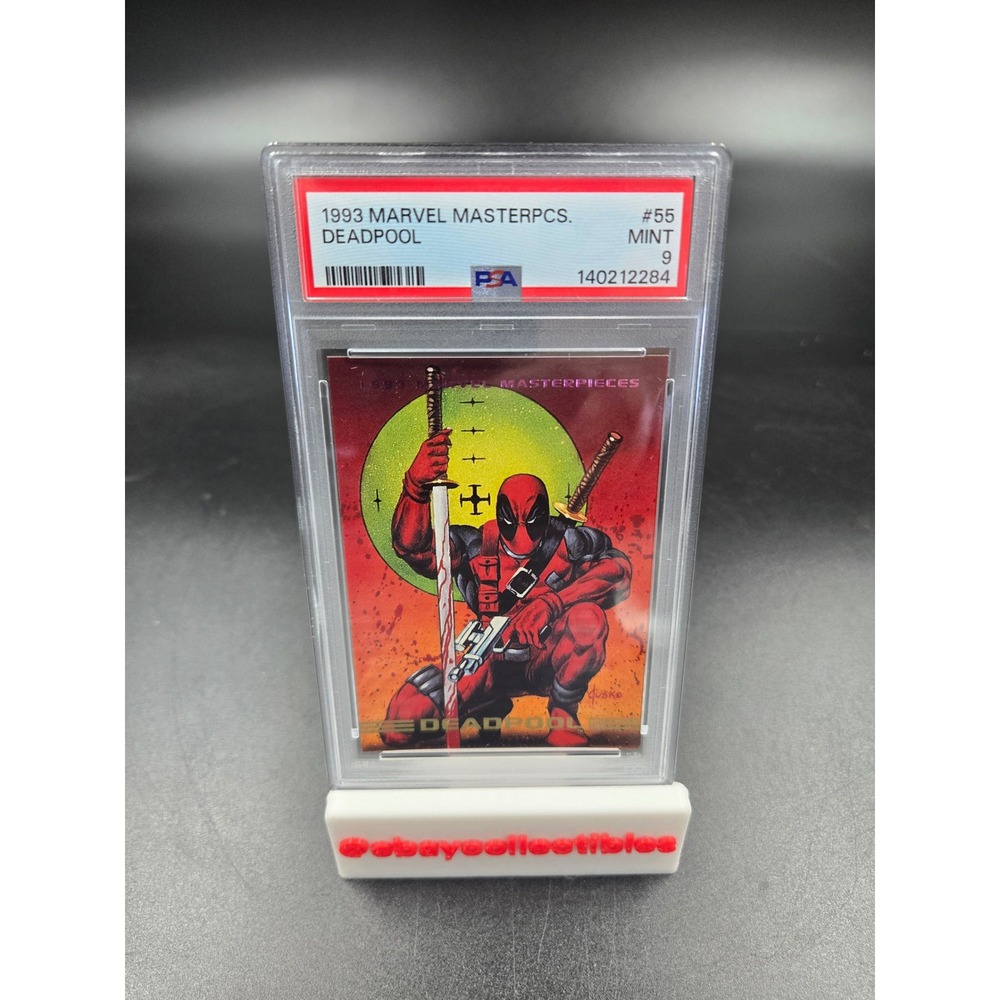1993 Marvel Masterpieces Deadpool #55 PSA 9 Mint SkyBox Joe Jusko Card